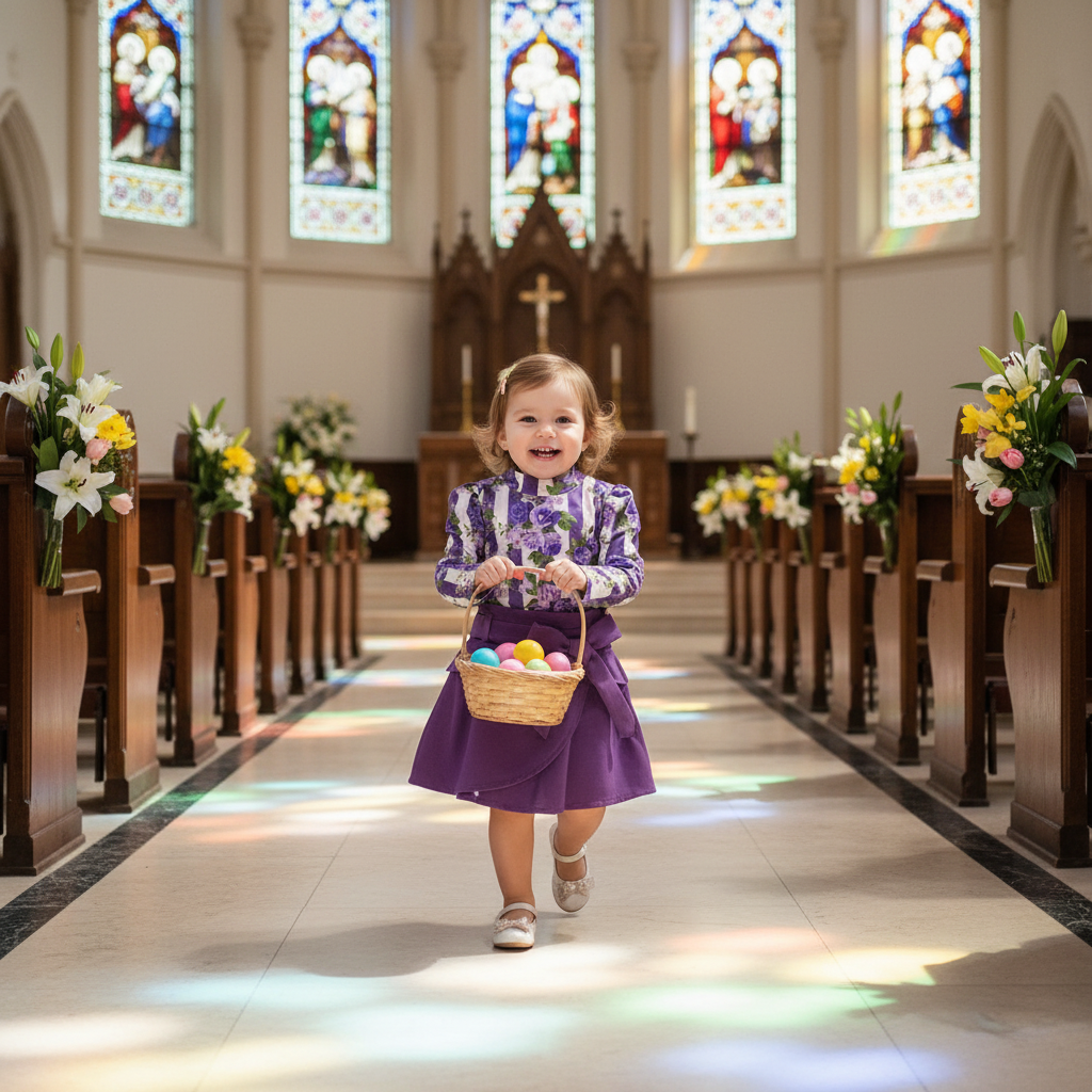 Toddler Girl Purple Rose Print Outfit, Spring Fall Stripe Top With Belt Skirts Set Holiday Going Out Clothes