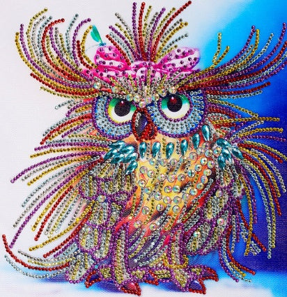 Diamond Painting Animals Owl Couture Special Shaped 5D Mosaic DIY Crafts Home Decor