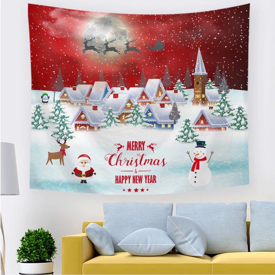 Tapestry Christmas Festive Festive Decoration Cloth