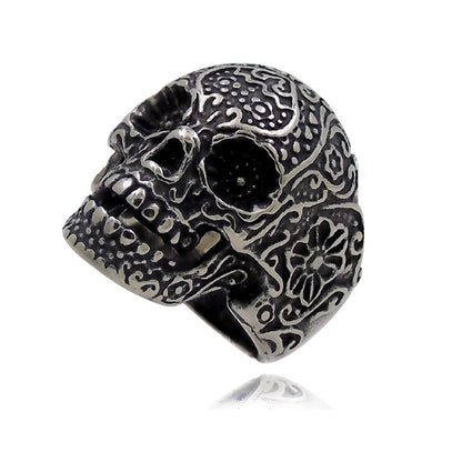 Hip Hop Skull Trendy Men's Personality Ring Punk