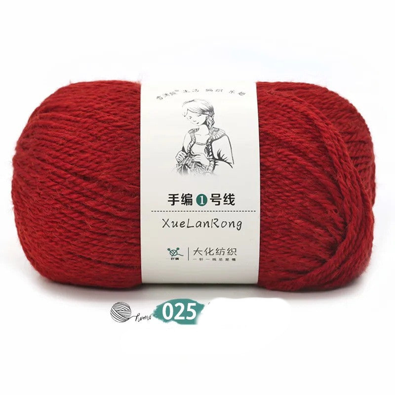 Hand-knitted Scarf Yarn Yarn Ball 4 Strands Of Coarse Wool Diy Yarn