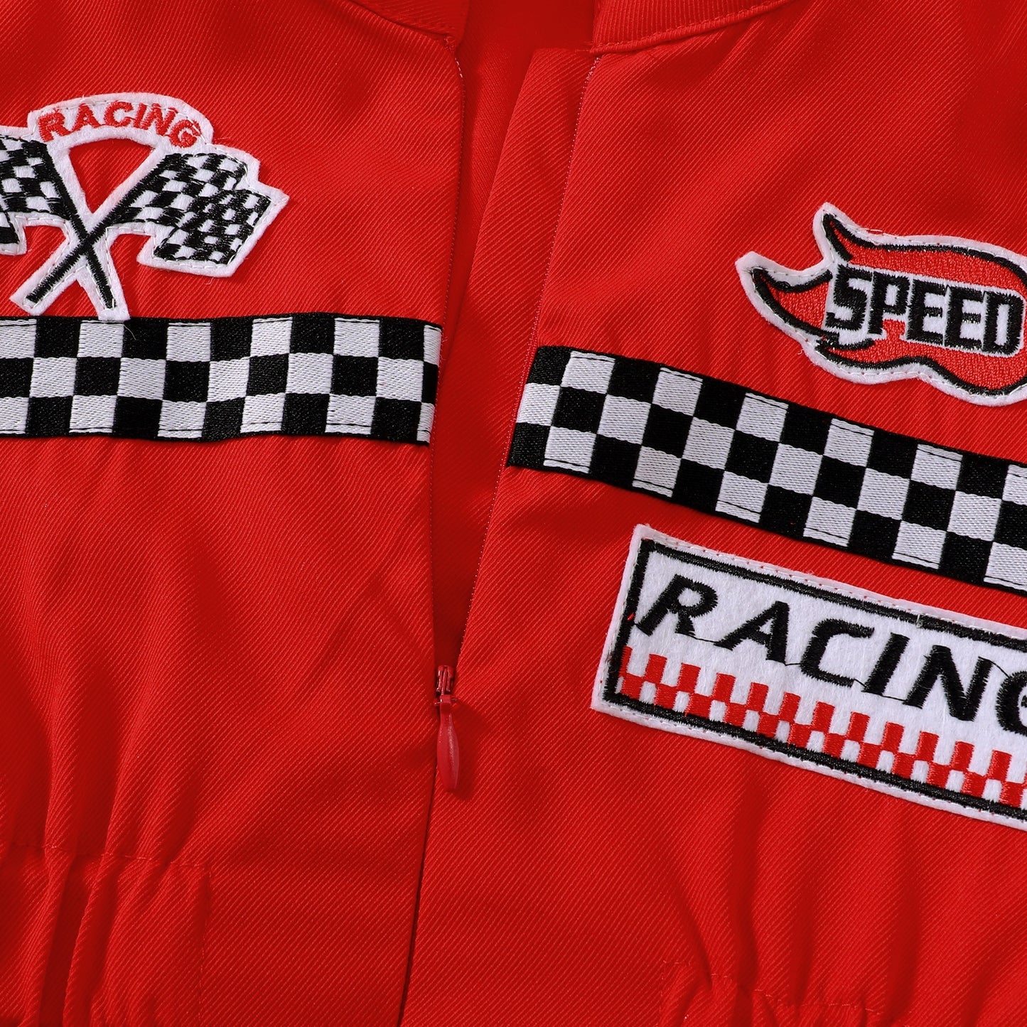 Toddler Girls Boys Racing Jumpsuit, Racer Outfit, Party Race Car Driver Clothing Set