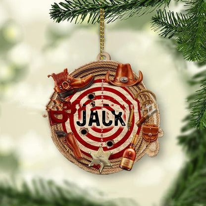 Christmas Tree Decoration Acrylic Flat Ornaments