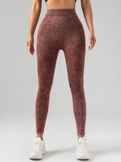 V-Back Scrunch Butt Workout Leggings, Women Seamless Gym High Waist Active Yoga Pants