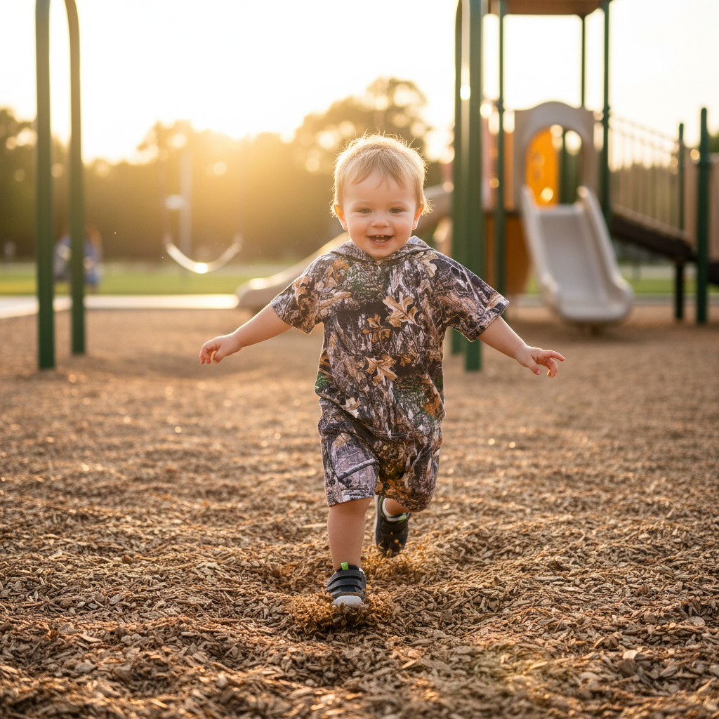 Toddler Baby Boy Outfits Little Sleeve Camouflage Print Hoodie Sweatshirt Shirts & Short Pants With Pocket