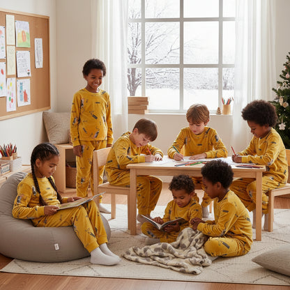 Children Plus Velvet Warm Clothing Winter Boys And Girls