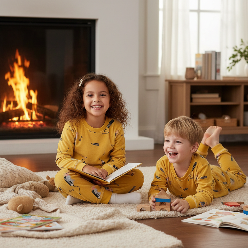 Children Plus Velvet Warm Clothing Winter Boys And Girls