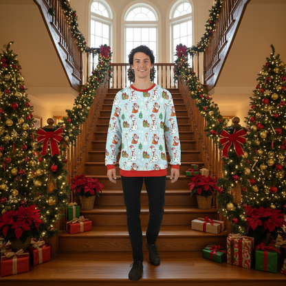 Autumn Winter Fashion Ugly Christmas Sweater Funny Pullover Women's. Men's