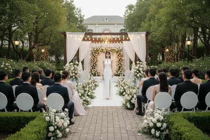 White Bridesmaid Daily Style Formal Dress