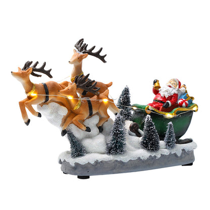 Christmas Gifts Luminous Music Creative Ornaments Elk Pull