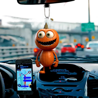 Halloween Creative Pumpkin Man Automobile Hanging Ornament
