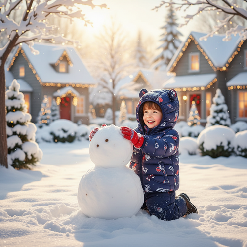 Children's Down And Wadded Jacket Lightweight Boys And Girls,