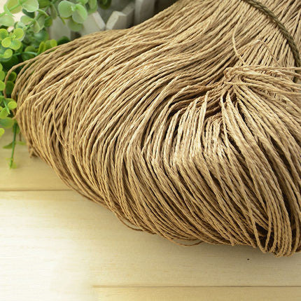 Raffia Braided Thread Papyrus Wrap Crochet