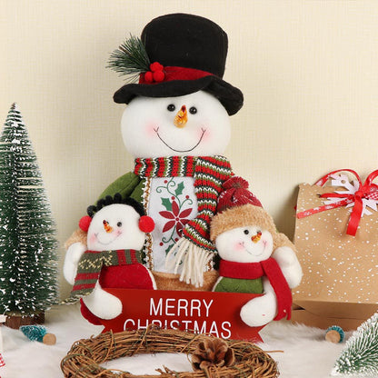 Home Decoration Christmas Santa Claus, Snowman Ornaments