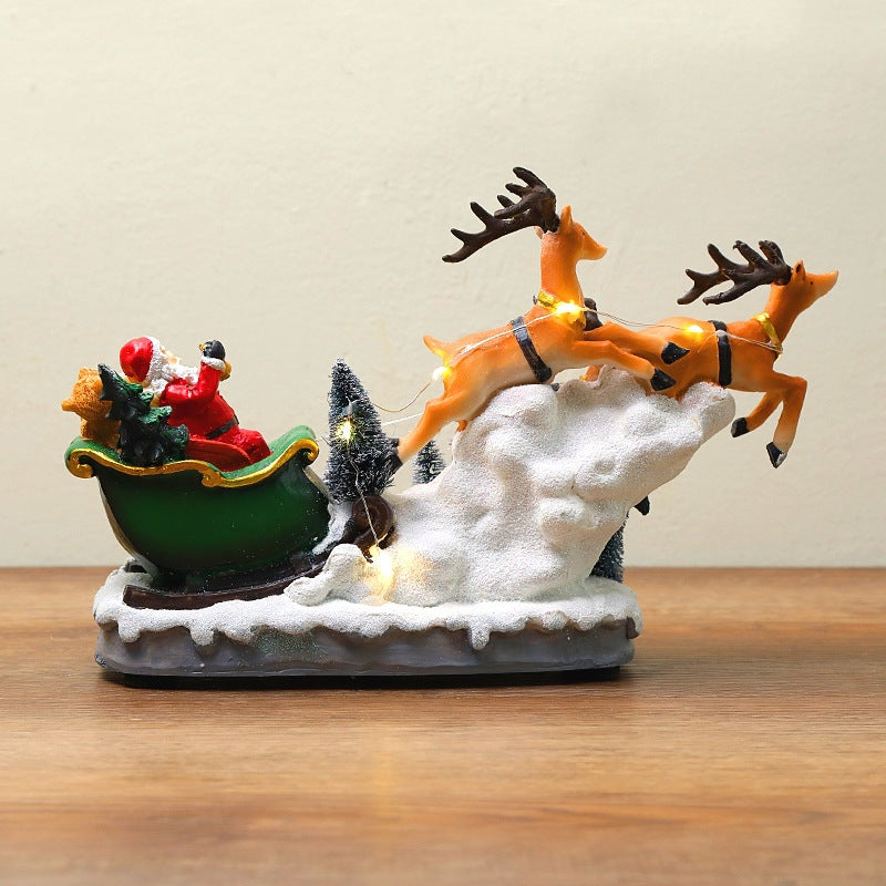 Christmas Gifts Luminous Music Creative Ornaments Elk Pull