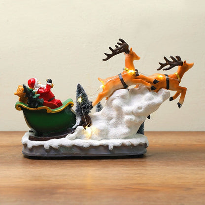 Christmas Gifts Luminous Music Creative Ornaments Elk Pull