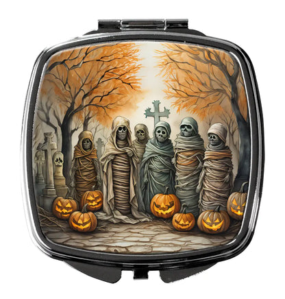 Mummies Spooky Halloween Compact Mirror