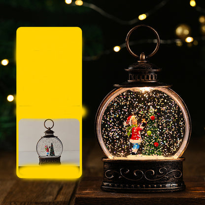 Christmas Decoration Water Injection Small Wind Lantern Ornaments