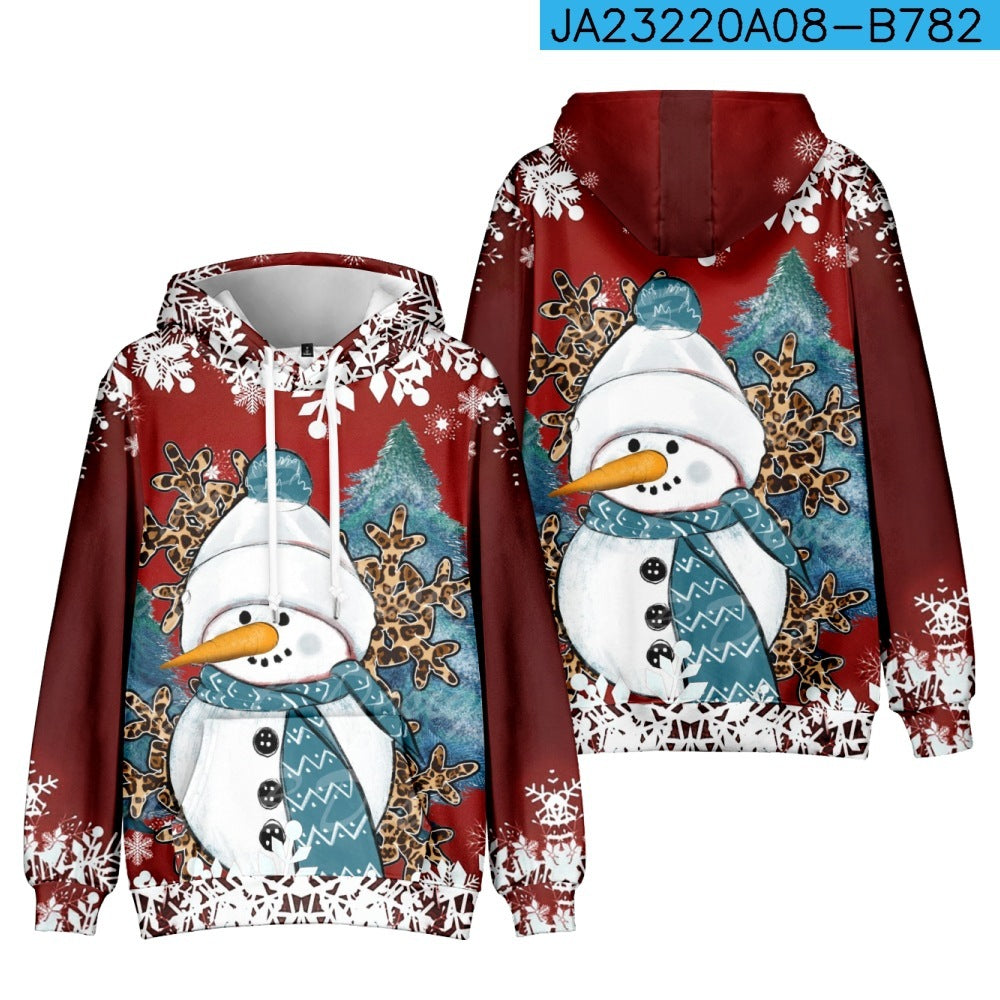 Christmas Snowman Personalized Printed Sweater