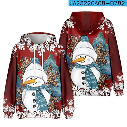Christmas Snowman Personalized Printed Sweater