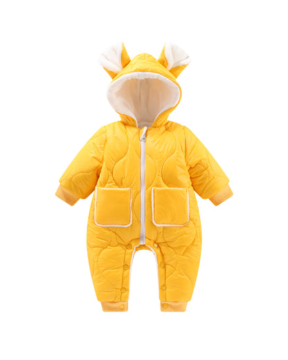 Children's Winter Climbing Clothes With Hooded Insulation