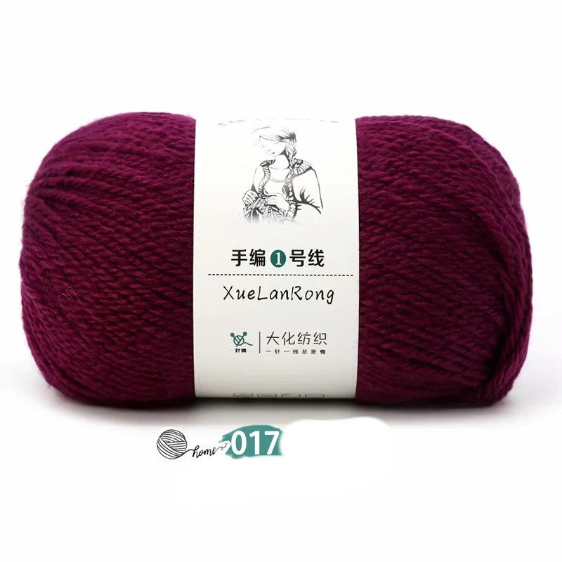 Hand-knitted Scarf Yarn Yarn Ball 4 Strands Of Coarse Wool Diy Yarn
