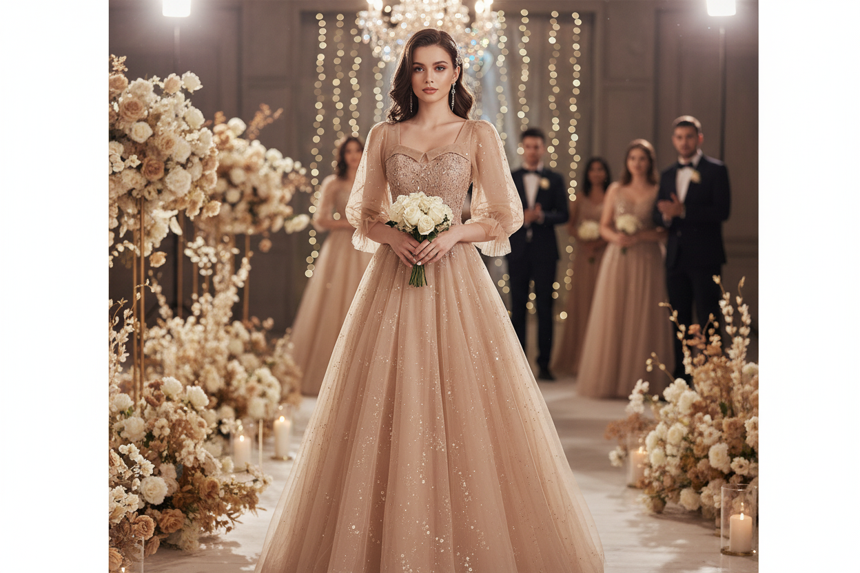 Celebrity Feeling Bridesmaid Dress