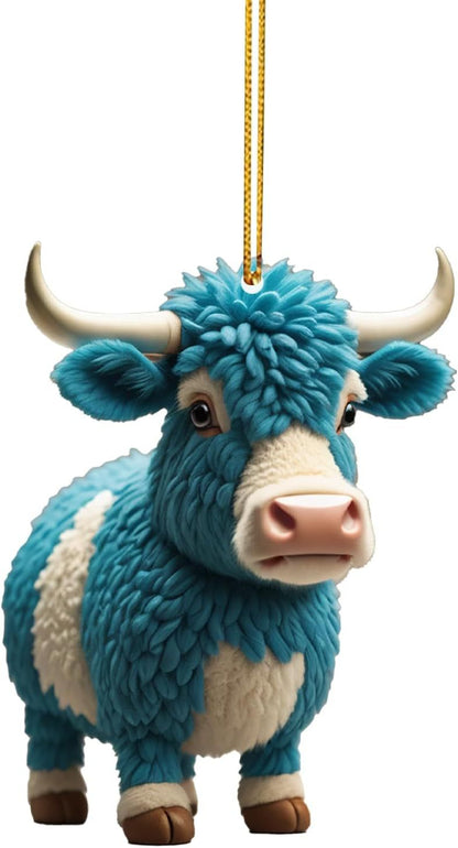 Christmas Tree Pendant Car Rearview Mirror Decoration