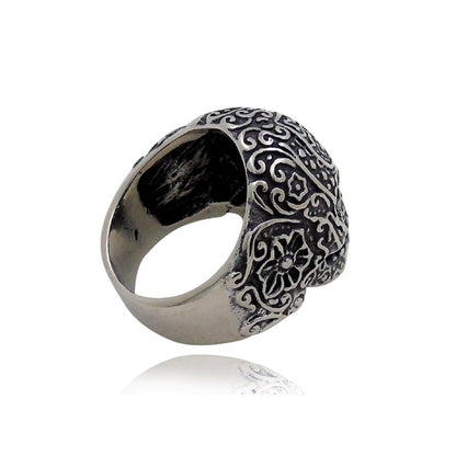 Hip Hop Skull Trendy Men's Personality Ring Punk