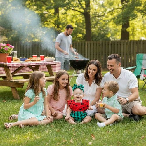 Cute Super Cute Hair Band Watermelon Baby Jumpsuit