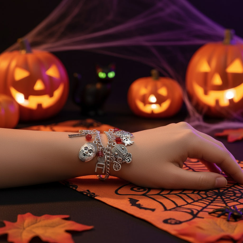 Halloween Ghost And Devil Bracelet Jewelry