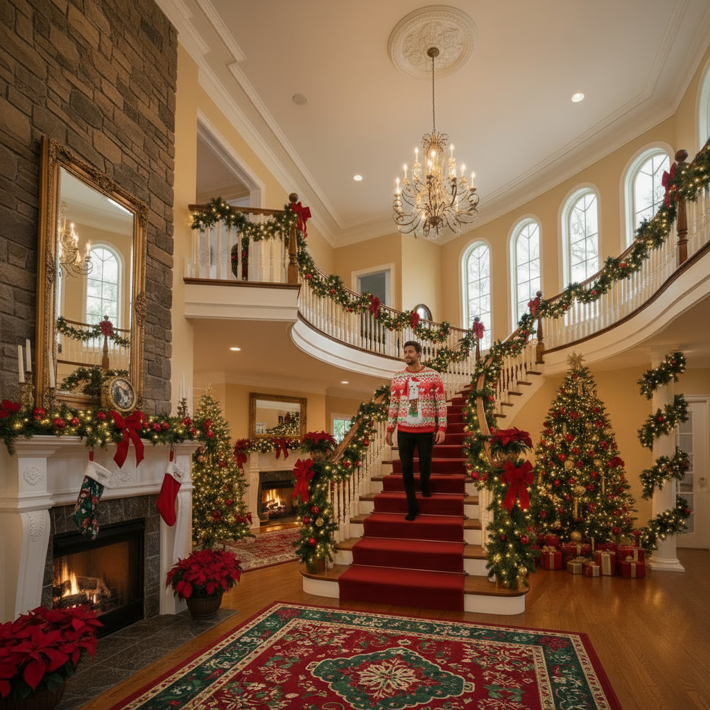 Autumn Winter Fashion Ugly Christmas Sweater Funny Pullover Women's. Men's