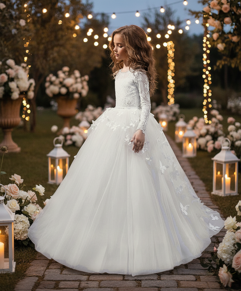 Princess dress flower girl evening dress