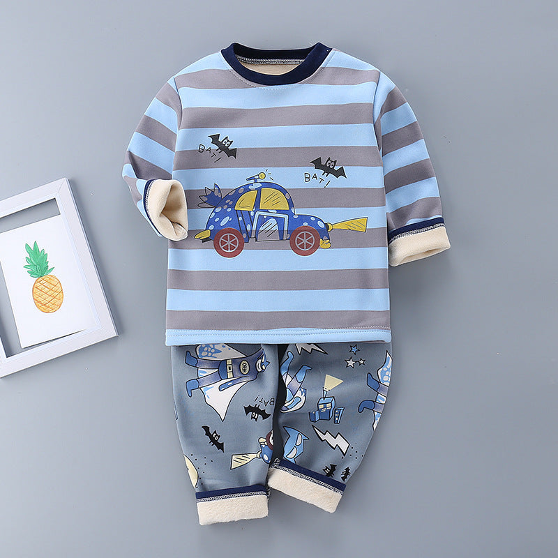 Thickened Thermal  For Boys, Girls Autumn, Winter Clothes