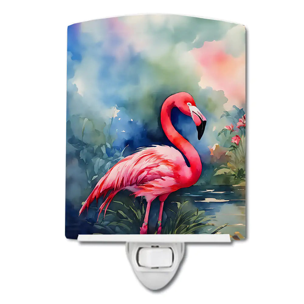 Flamingo Ceramic Night Light
