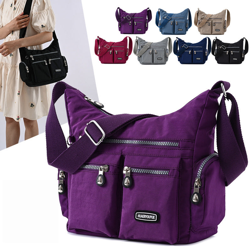 Women Shoulder Multiple Pockets Waterproof Crossbody Bags