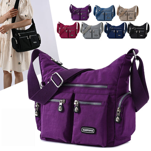 Women Shoulder Multiple Pockets Waterproof Crossbody Bags