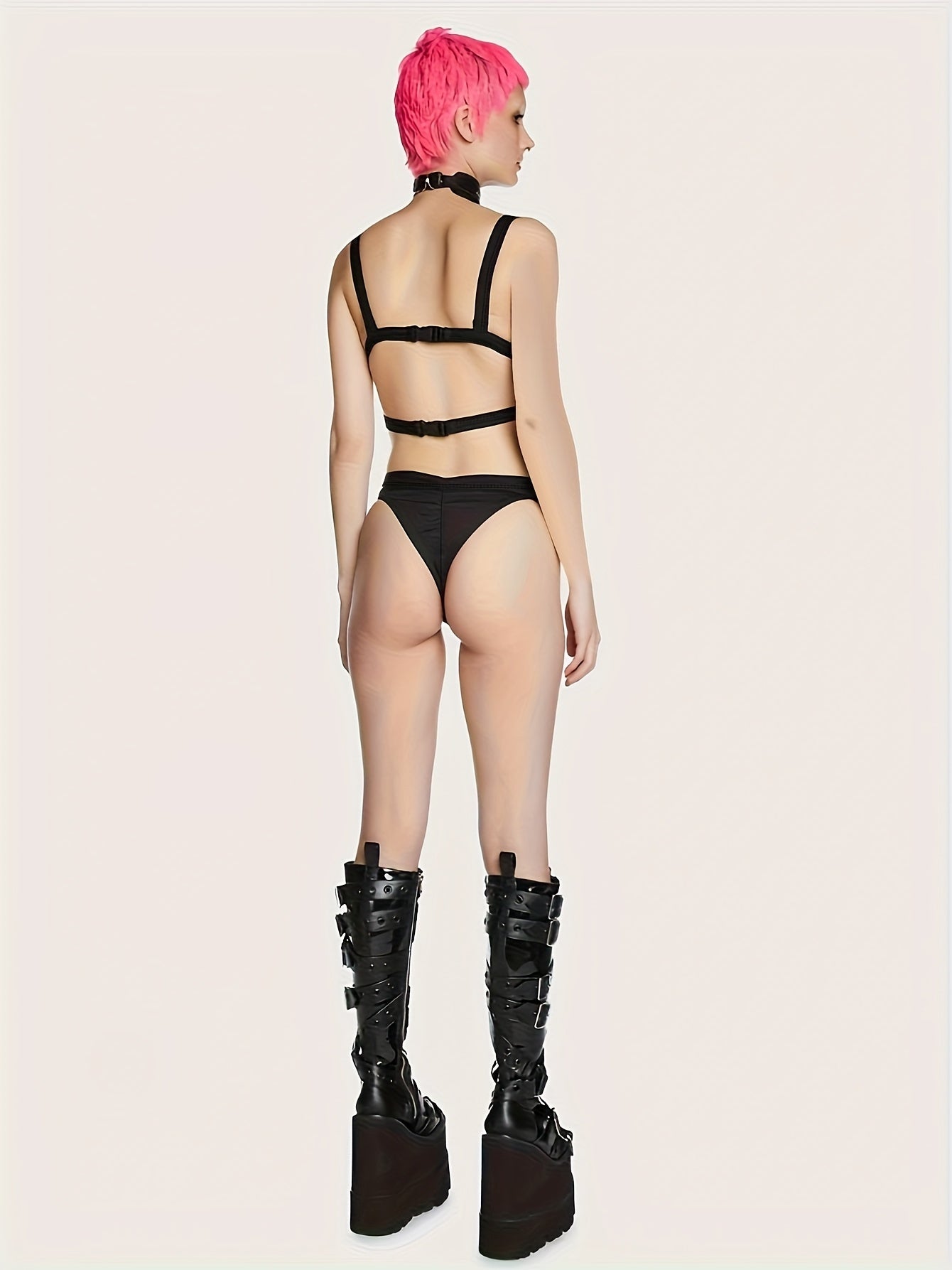 Women's Bikini Set Sexy V Triangle Flame Print Holiday Style