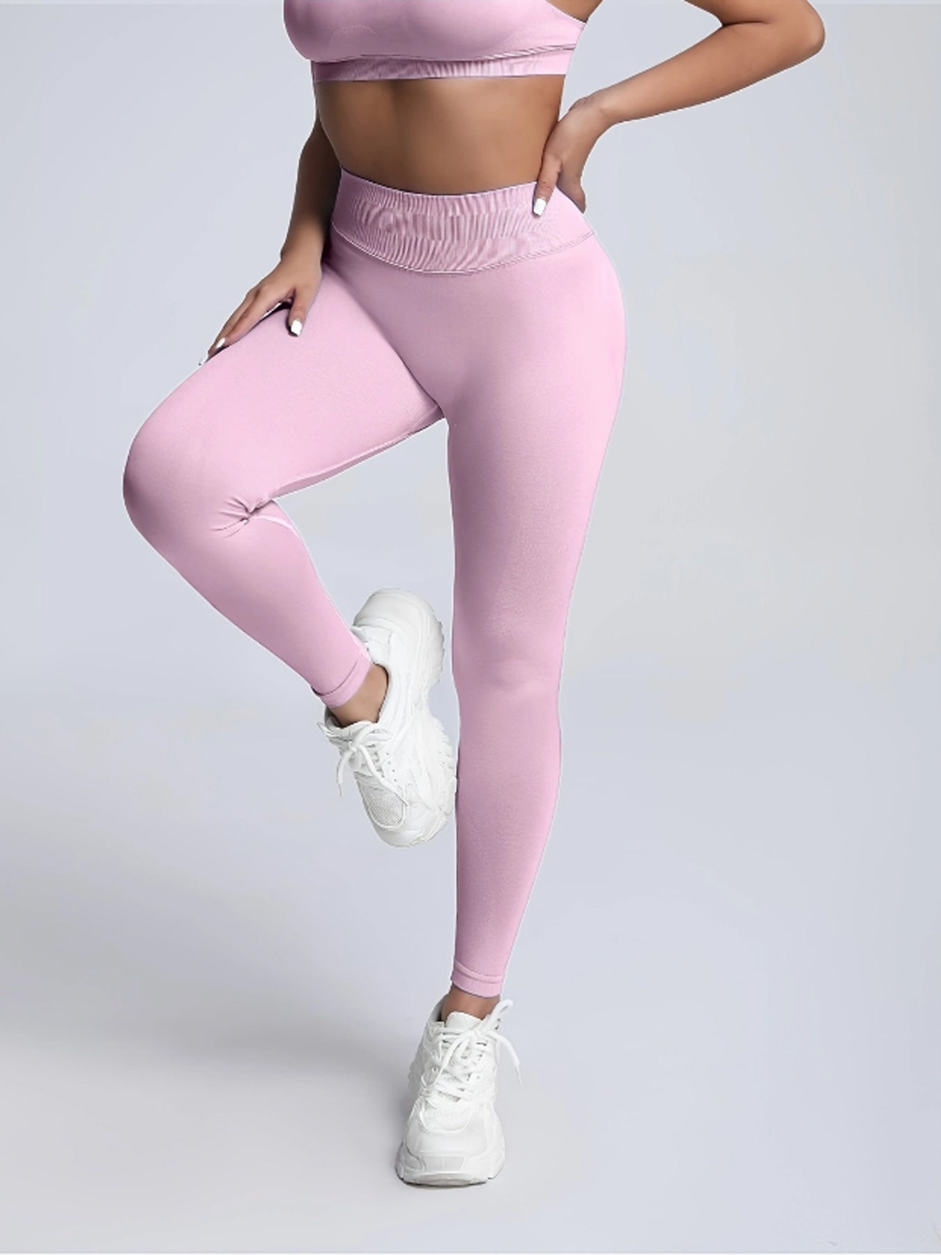 Seamless Women Soft Hue Hidden Scrunch Butt Workout Leggings For Women
