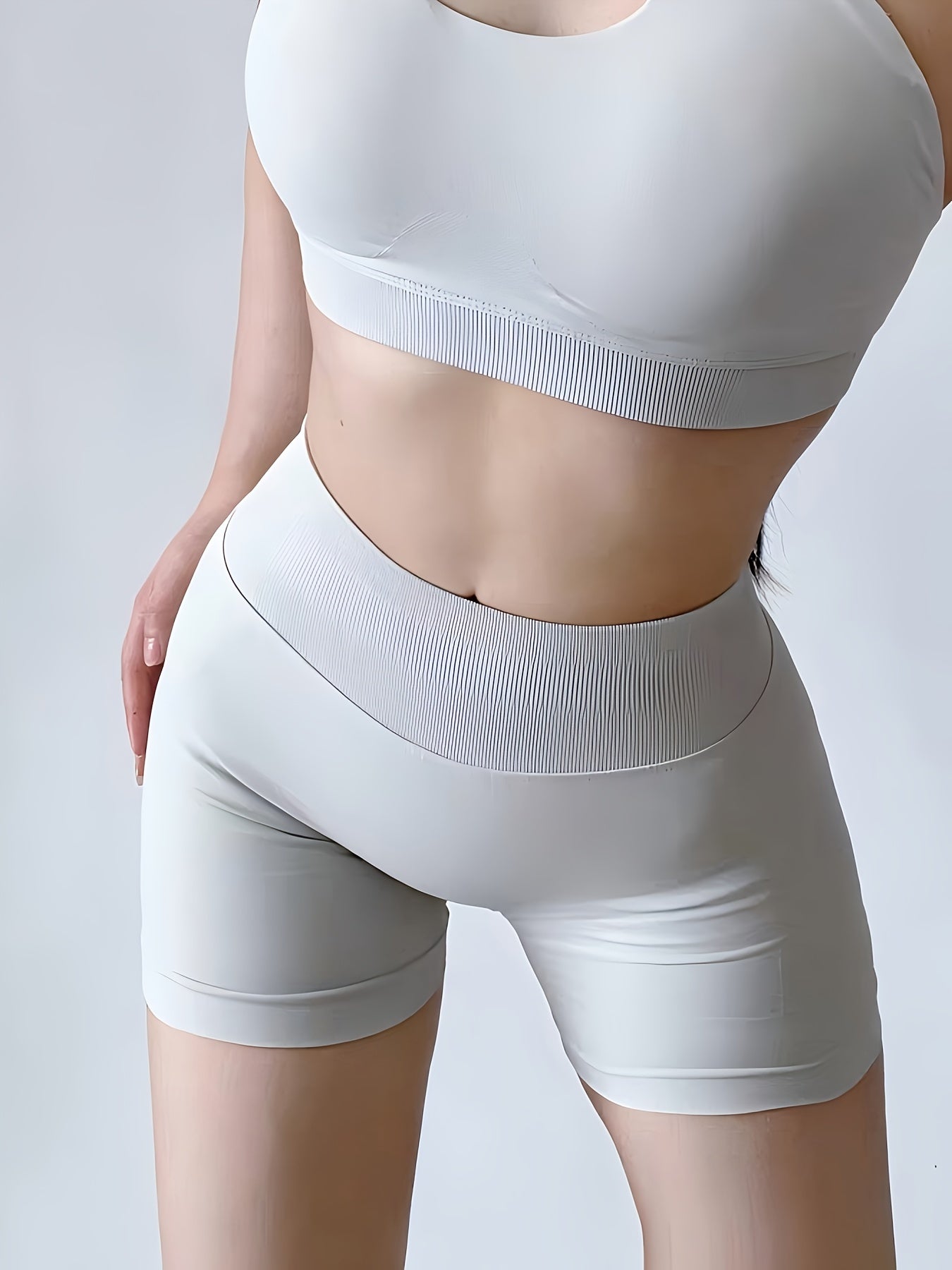 High-Waisted Yoga Shorts - Quick-Dry & Squat-Proof