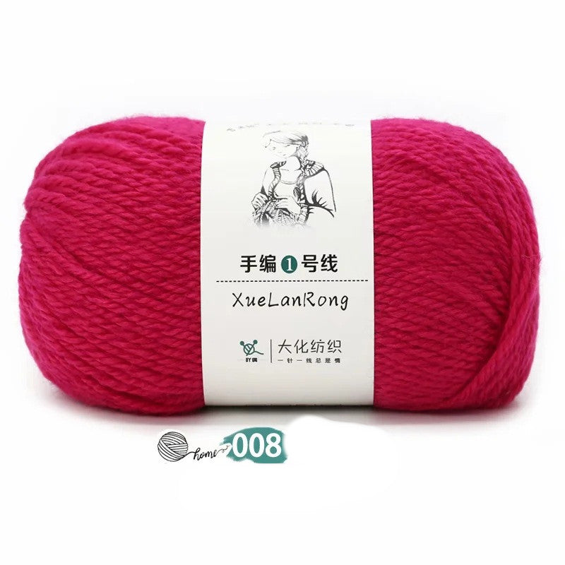 Hand-knitted Scarf Yarn Yarn Ball 4 Strands Of Coarse Wool Diy Yarn