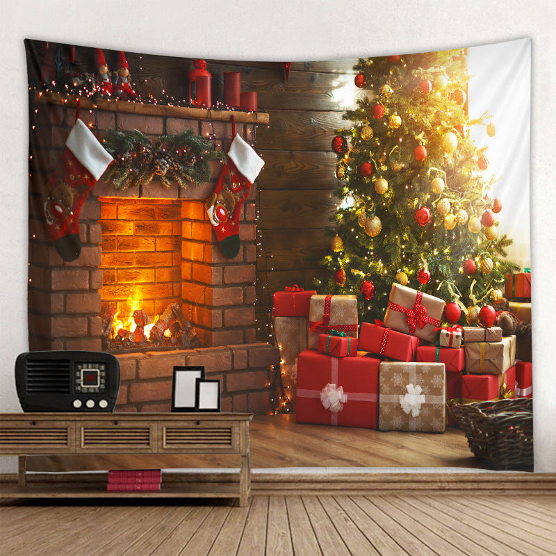 Tapestry Christmas Festive Festive Decoration Cloth