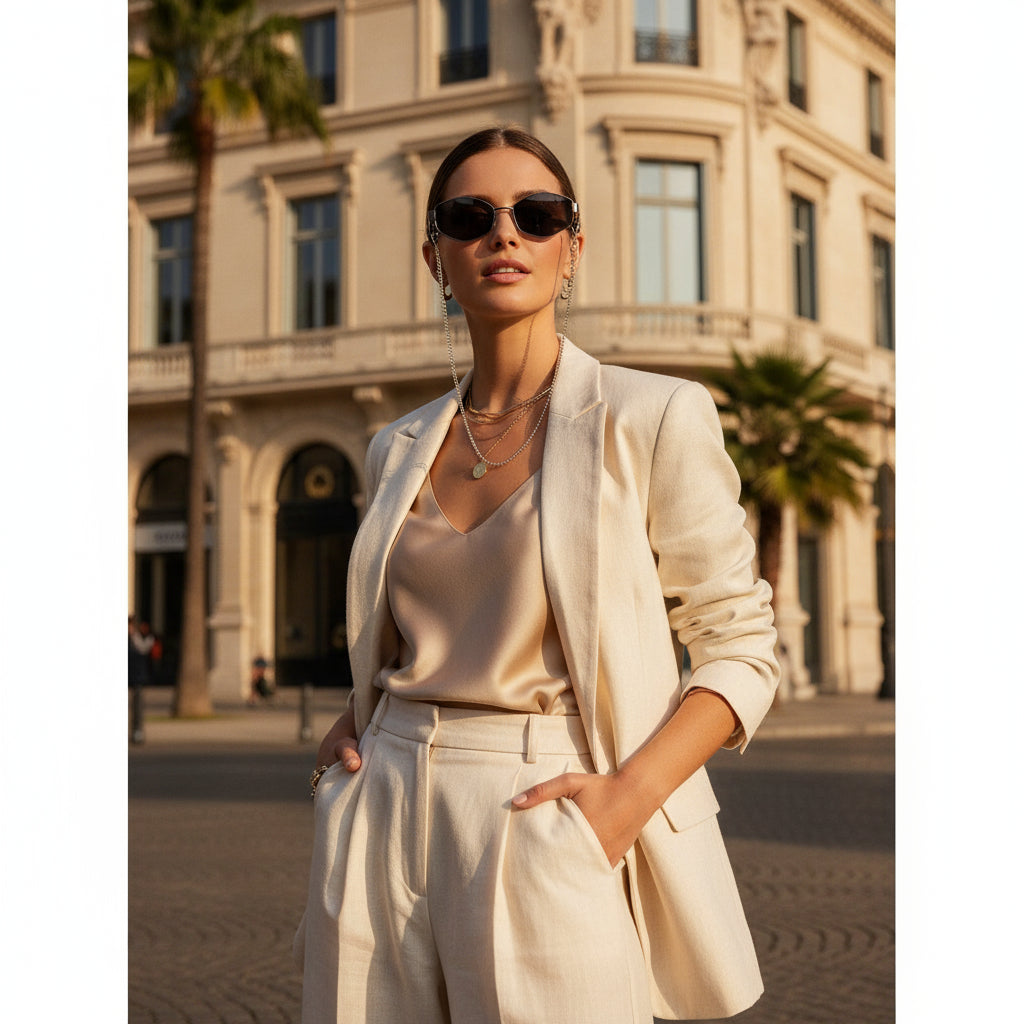 Women's Fashion Personality Chain  Sunglasses