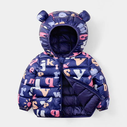 Children's Down And Wadded Jacket Lightweight Boys And Girls,