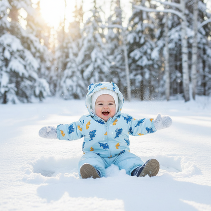 Autumn and Winter clothes Baby Plush Cartoon Baby Coat