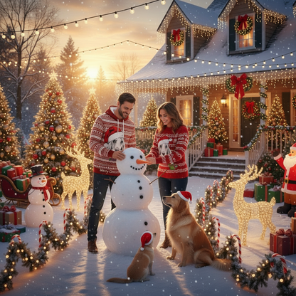 Christmas Sweater Surrounding Leisure Men's And Women's