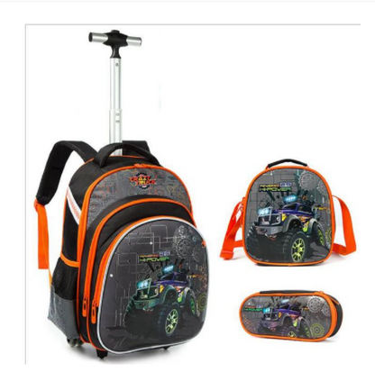 Three-piece Trolley Bag For Primary School Students