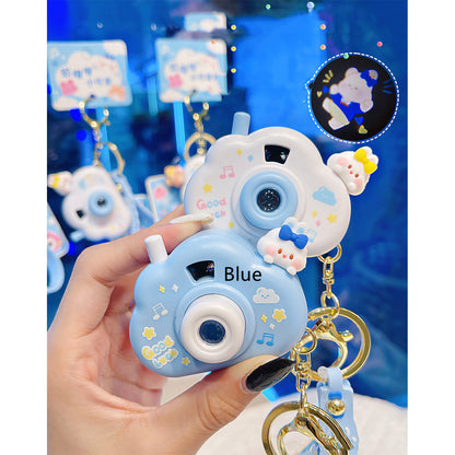 Home Minimalist Cloud Projection Camera Keychain Charm