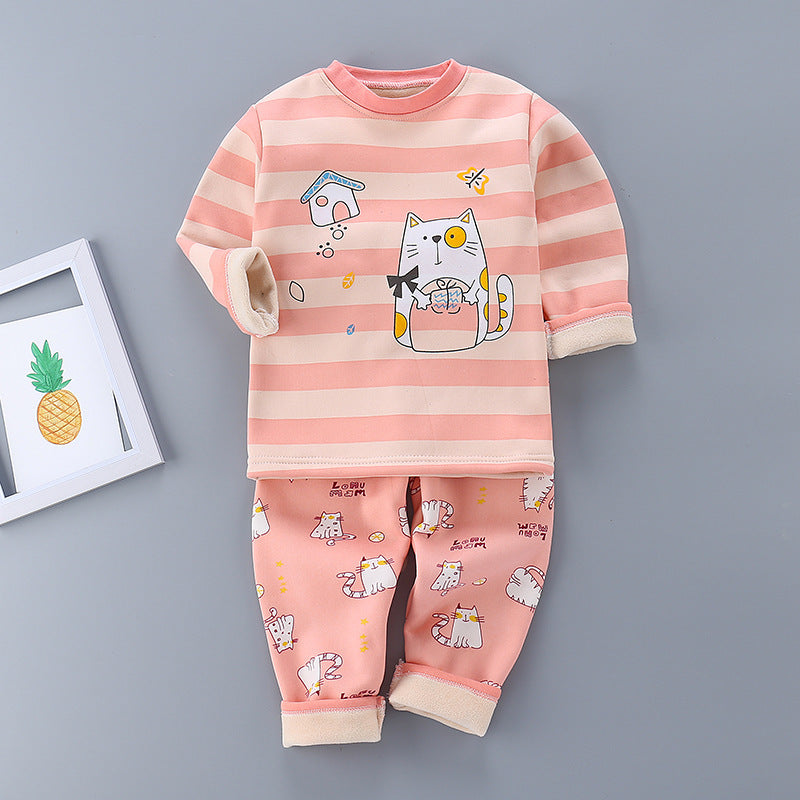 Thickened Thermal  For Boys, Girls Autumn, Winter Clothes