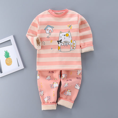 Thickened Thermal  For Boys, Girls Autumn, Winter Clothes